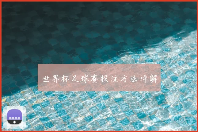 世界杯足球赛投注方法详解